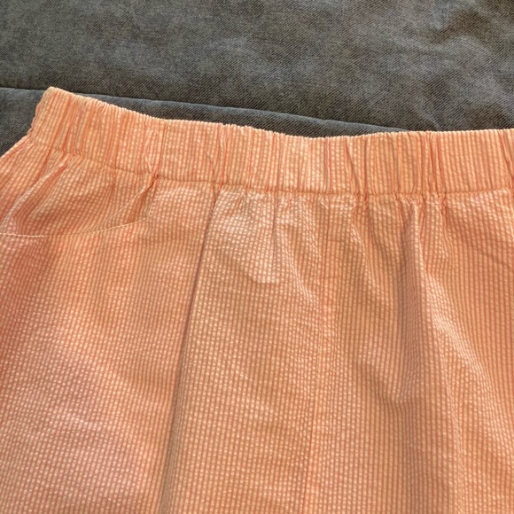 Pink seersucker Skirt with pockets - Almost new - Picture 4 of 6